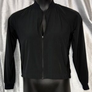 Nike Dri Fit Flex Training Jacket Black Mesh Windbreaker Athliesure Women’s M